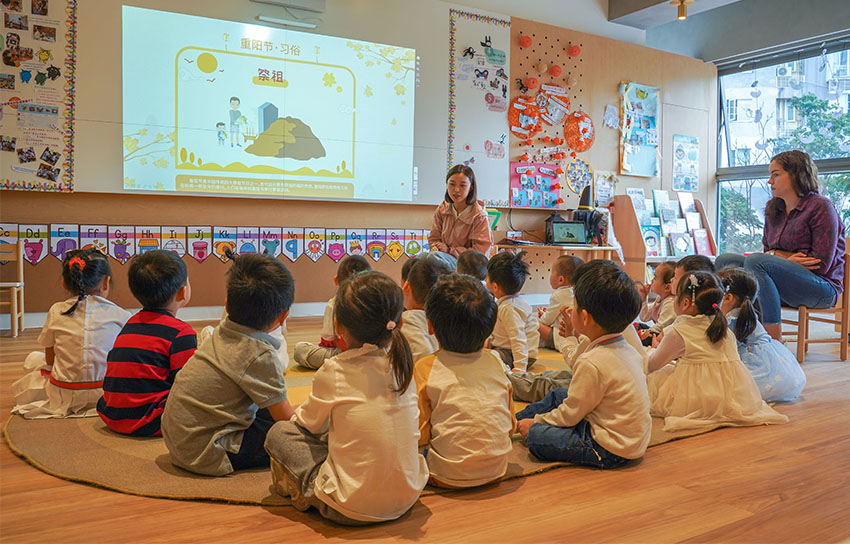 深圳金生国际幼儿园重阳节